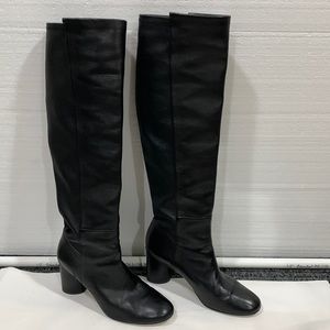 Stuart Weitzman Eloise 75 knee high black leather